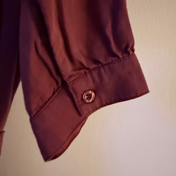 Burgundy Midi Dress by Billy T - Picture 6 of 6